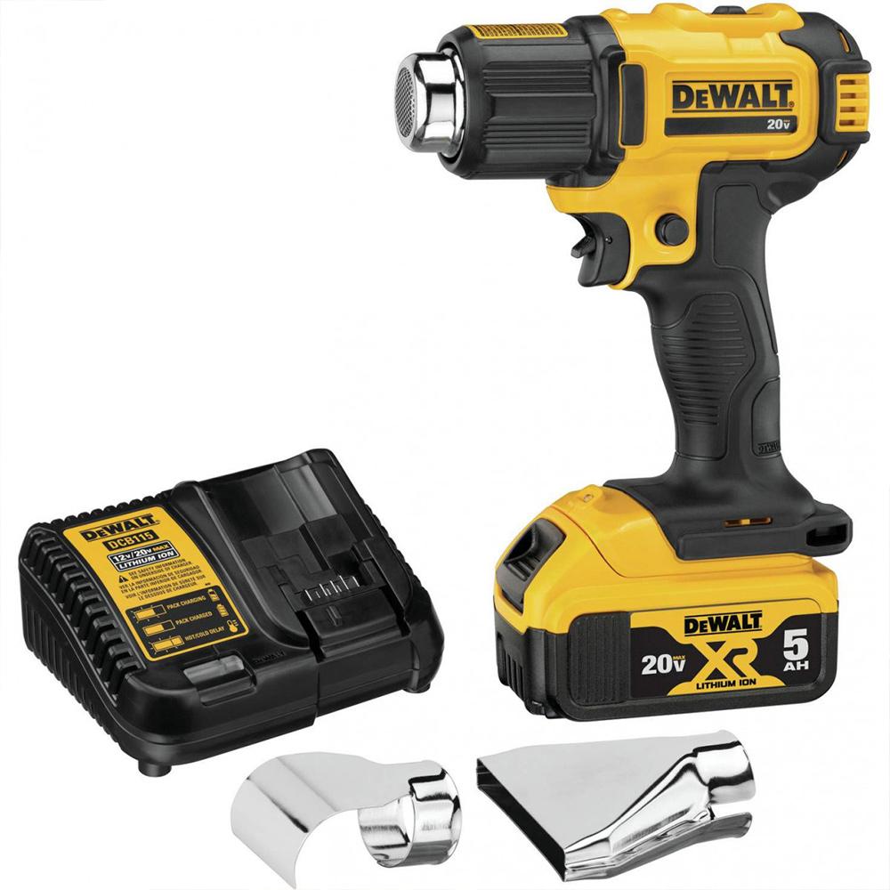 DeWALT DCE530P1 20V MAX Cordless Heat Gun 5.0ah Kit – MaxTool