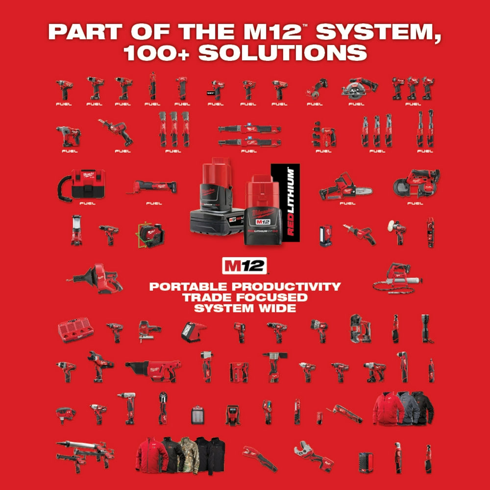 Milwaukee discount m12 2554