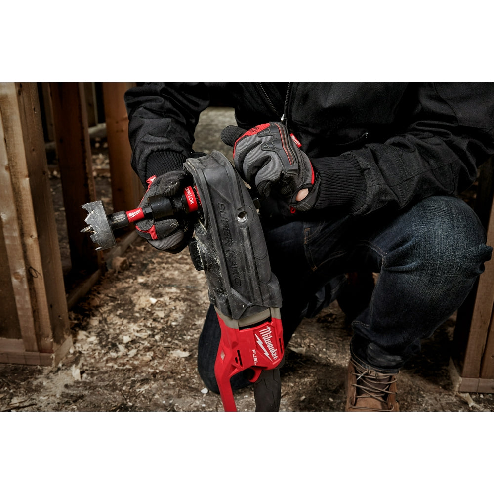 Milwaukee 2808-20 M18 Fuel Hole HAWG Brushless Lithium-Ion Cordless Right  Angle Drill with 7/16 in. Quik-LOK (Tool Only), Right Angle Drills -   Canada