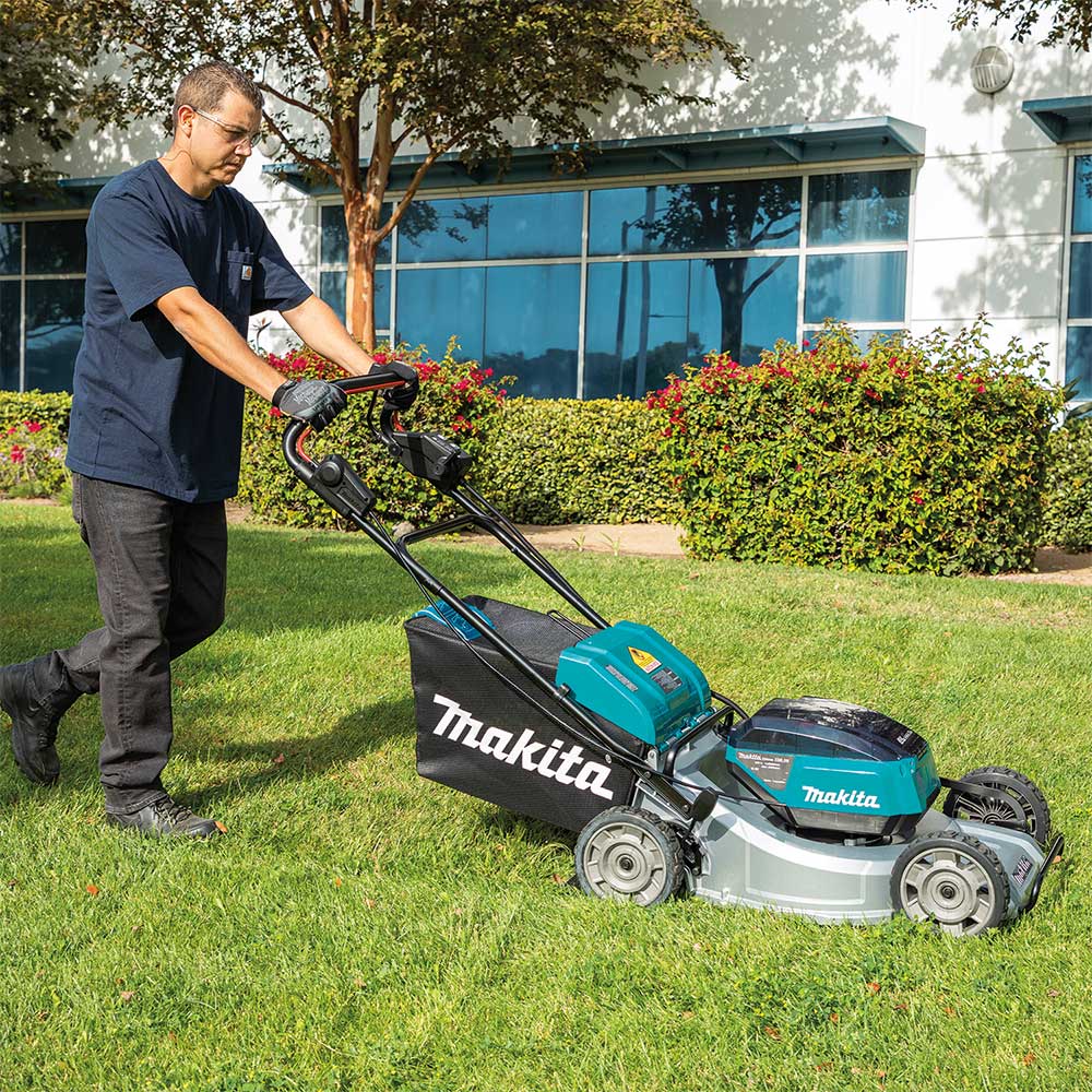 Battery makita lawn outlet mower